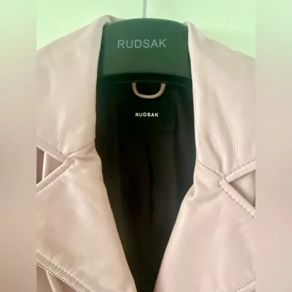 PINK LEATHER RUDSAK JACKET!! - Picture 4 of 4